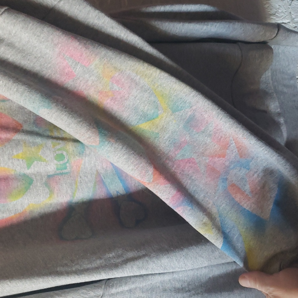 Lauren moshi Gray Sweatshirt with Colorful Skull - Picture 4 of 6